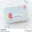 BUNDLE GIRL IS A BEE RUBBER STAMP
